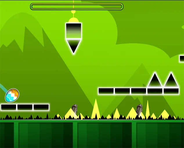 Egg Dash jumping through obstacles