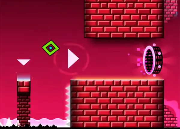 Geometry Dash Meltdown cube ship and robot