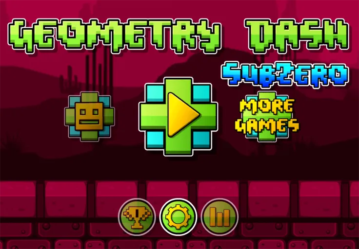Geometry Dash Subzero gameplay screenshot
