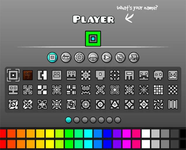 Icon and color select
