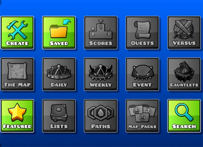 Level select and online search